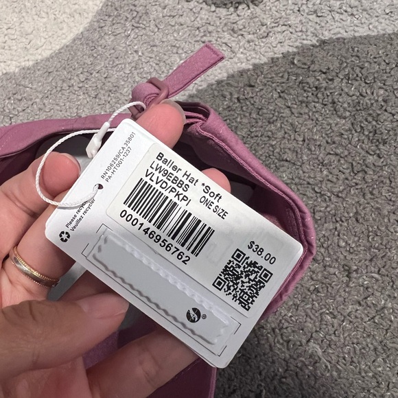 Lululemon Baller Hat Soft Velvet Dust/Pink Peony - Picture 8 of 10